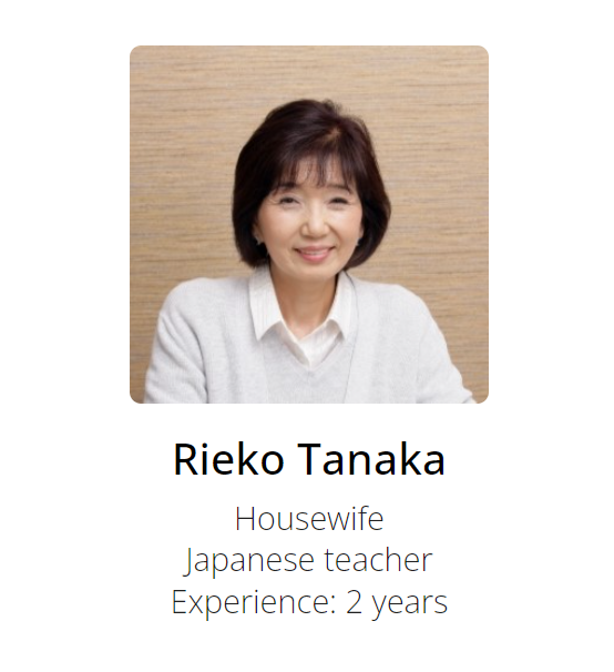 Japanese tutor Reiko