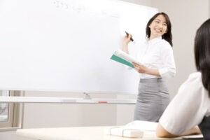 japanese teacher teaching