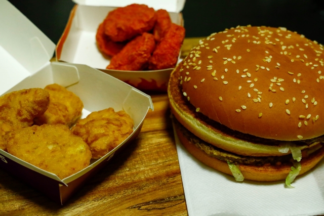 Mos burger and KFC fast food in Japan