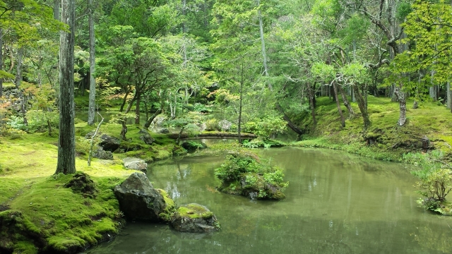wabisabi japanese old garden