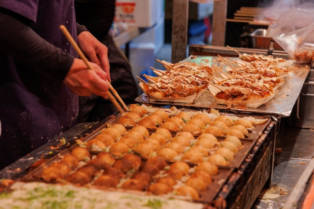 Local Specialties and Dishes around Japan Takoyaki