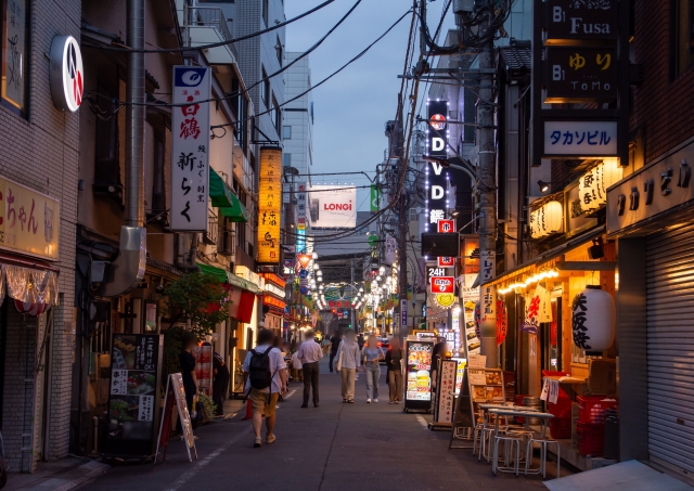 Izakaya Japanese style pub street