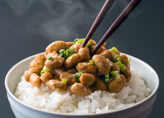 Breakfast menu natto