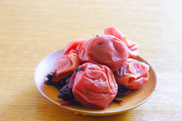 Breakfast menu umeboshi